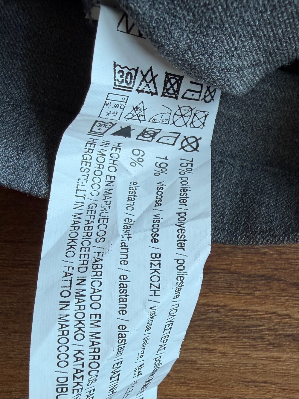 Pull & Bear Grey Paperbag Tie Waist Shorts High Rise Tailored Casual Summer - Picture 8 of 8